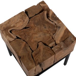 Side table Naturally solid teak wood Hm9353