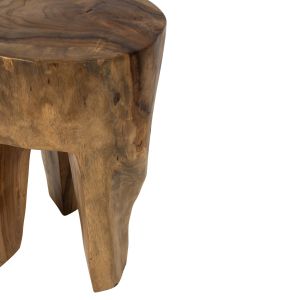 Side table Naturally made of solid teak wood Naturally D30x40cm Hm9349