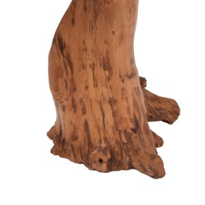 Side table Naturally made of teak wood Mushile Naturally in a natural shade 30x35x45cm