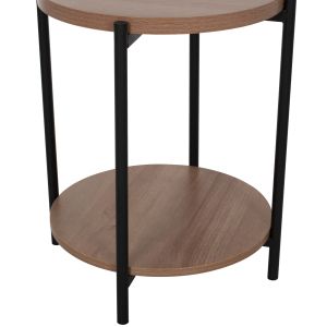 Side table Ned round on 2 levels Hm8754,11