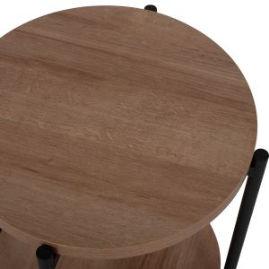Side table Ned round on 2 levels Hm8754,11