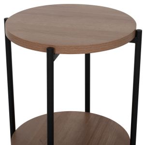 Side table Ned round on 2 levels Hm8754,11