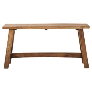 Ranch side table mahogany wood natural color 90x25x45hcm Hm9752