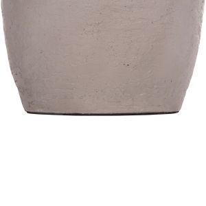 Side table Rebon Santorini Hm18156.03l fiber cement in gray Color--φ40x56.5hcm