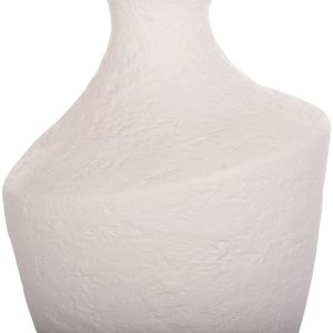 Side table Santorin Rebon Hm18156.02s fiber cement in white Color--φ27.5x50hcm