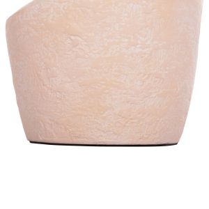 Side table Santorin Rebon Hm18156.04s fiber cement in peach color--φ27.5x50hcm