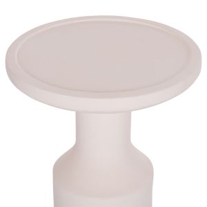 Side table Santorin Tred(t) Hm18169.02 fiber cement in white natural rattan -- Φ40x61in cm.