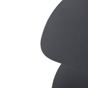 Side table Soffbord Sm6417.02 aluminum charcoal color 40x39x53h