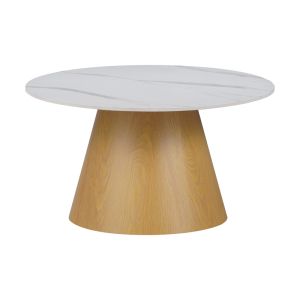 Side table Soleire white marble sintered stone