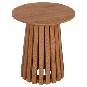 Side table Talbert Hm18025 Mdf in natural wood color Φ45x50.5hcm.