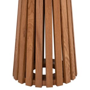 Side table Talbert Hm18025 Mdf in natural wood color Φ45x50.5hcm.