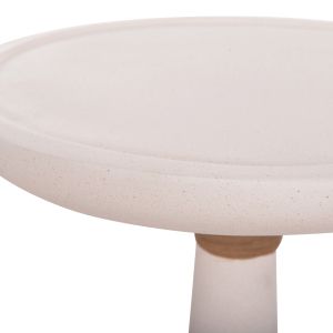 Side table Torg Hm18170.02 fiber cement white Φ41x62hcm.