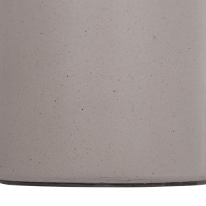 Side table Tred(t) Hm18169.03 fiber cement in gray natural rattan -- Φ40x61in cm.
