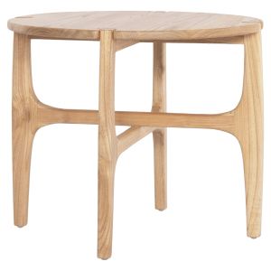 Round side table Katal Hm9932 Sungkai wood in natural color Φ59.5x50.5hcm.