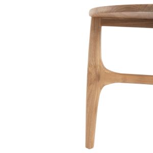 Round side table Katal Hm9932 Sungkai wood in natural color Φ59.5x50.5hcm.