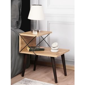 Side table melamine in natural color Hm9434,01
