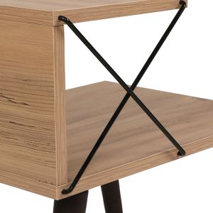 Side table melamine in natural color Hm9434,01