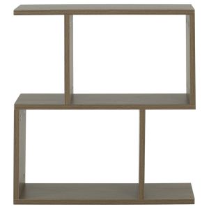 Side table with storage space, gray wood Hm8881,12