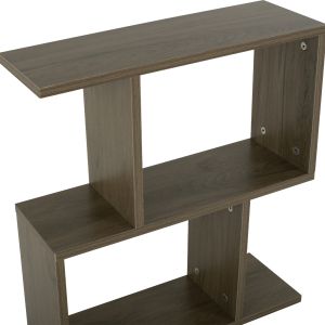 Side table with storage space, gray wood Hm8881,12