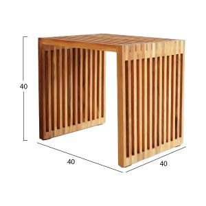 Side table solid teak wood Hm9483