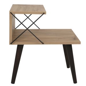 Side table-nightstand Gather sonoma/walnut 50x40x55cm