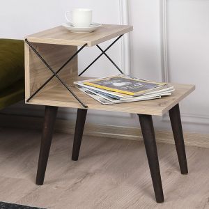 Side table-nightstand Gather sonoma/walnut 50x40x55cm