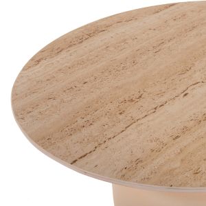 Side tables 2pcs Feren Hm9664 ivory color metal base with ceramic top D60 /d50cm