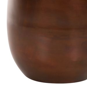 Side tables 2pcs Regen Hm9666 metal in copper color with glass top D44 / D40cm