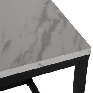 Cuby side tables set of 2 Mdf and metal in gray Hm8762,12
