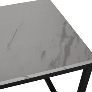 Cuby side tables set of 2 Mdf and metal in gray Hm8762,12