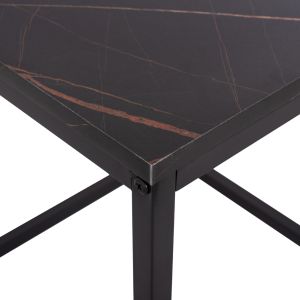 Cuby side tables set of 2 Mdf and metal in gray Hm8762,13