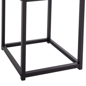 Cuby side tables set of 2 Mdf and metal in gray Hm8762,13