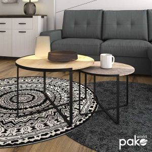 Side tables set of 2