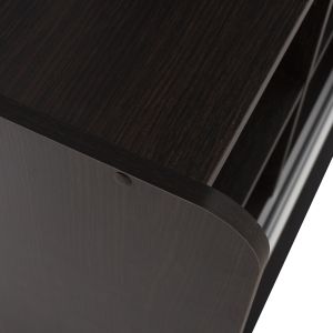Портманто с шкаф за обувки и огледало Dulce цвят венге Hm2424,02 118x45x210cm