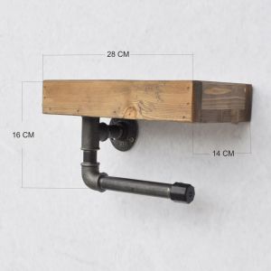 Поставка за тоалетна хартия 28χ14χ16cm Hm8941,01