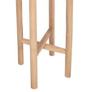 Flower stand Hover Hm7936 teak wood in natural color D30x100cm