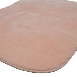 Постелка за баня Pwc-0055 комплект 2бр микрофибър розов 90x60cm