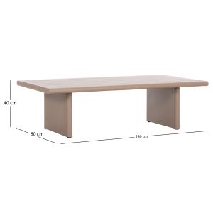 Rectangular coffee table Deckard