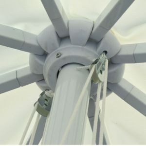 Професионален чадър Alu 3x3x2,80м кремав покрив 8 лъча Hm6018,01