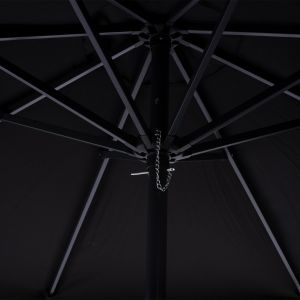 Професионален чадър Darwin 2,35m сив с черно акрилно платно Hm6000,03