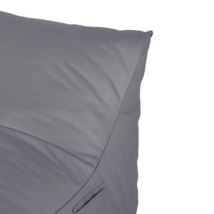 Professional "pudding bag" lounger Otenda in anthracite color 67x110x65cm