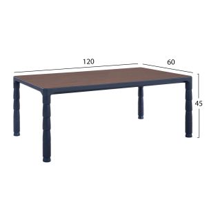 Professional coffee table walnut 120x60x45 Hm2095