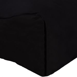Пуф Tanea Hm5807,04 черен с Uv защита 190x80x60hcm