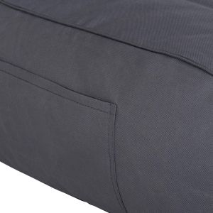 Пуф кресло Cloud Hm5112.10 сив с Uv защита 6188 81x78x73 см