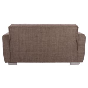 Two-seater sofa bed Hm3241,02 with beige fabric 150x84x88cm