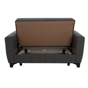 Sofa bed 2 seats gray Hm3243,03
