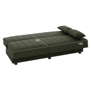 Sofa bed 3 seats Andri green Hm3239.05