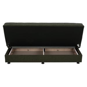 Sofa bed 3 seats Andri green Hm3239.05