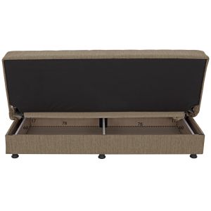 Sofa bed 3 seats Andri brown Hm3239,02