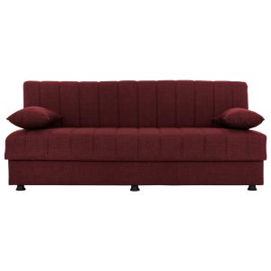Sofa bed 3 seats Andri red Hm3239.06